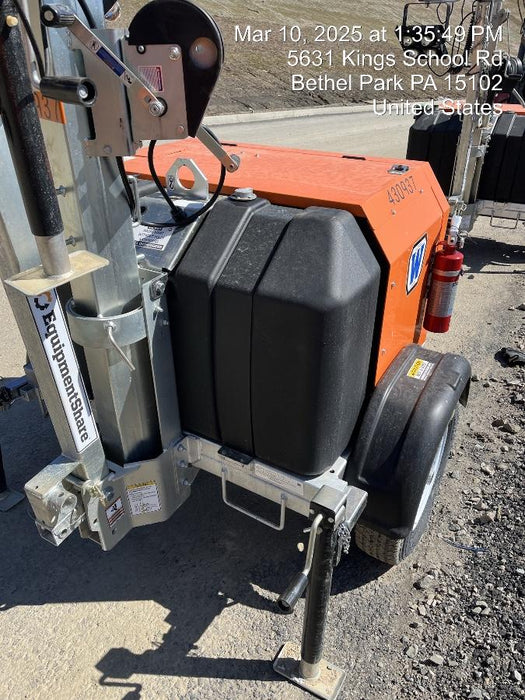 2024 Wanco WLTT-4MM4K Diesel, Deep Sea Controller, Shore Power Plug, Auto Start, (4) 350W LED Floodlights, 4kW Generator, 60 Gal Fuel Tank, 2" Ball, T3