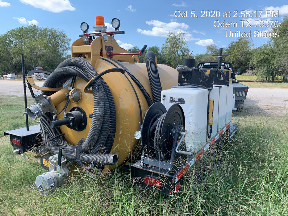 2020 Vac-Tron LP573XDT 24Hp Kohler Diesel - 500 Gal Debris Tank - 500 CFM Vacuum Pump - x2 100 Gal Water Tanks