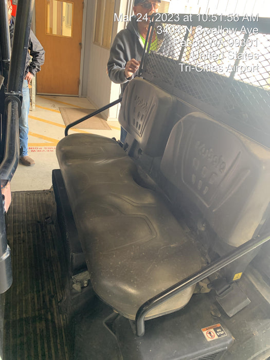 2021 Kubota RTV-X1140W-H Plastic Canopy, Windshield Acrylic Clear, LED Strobe Light, Wire Harness Kit, Back up Alarm