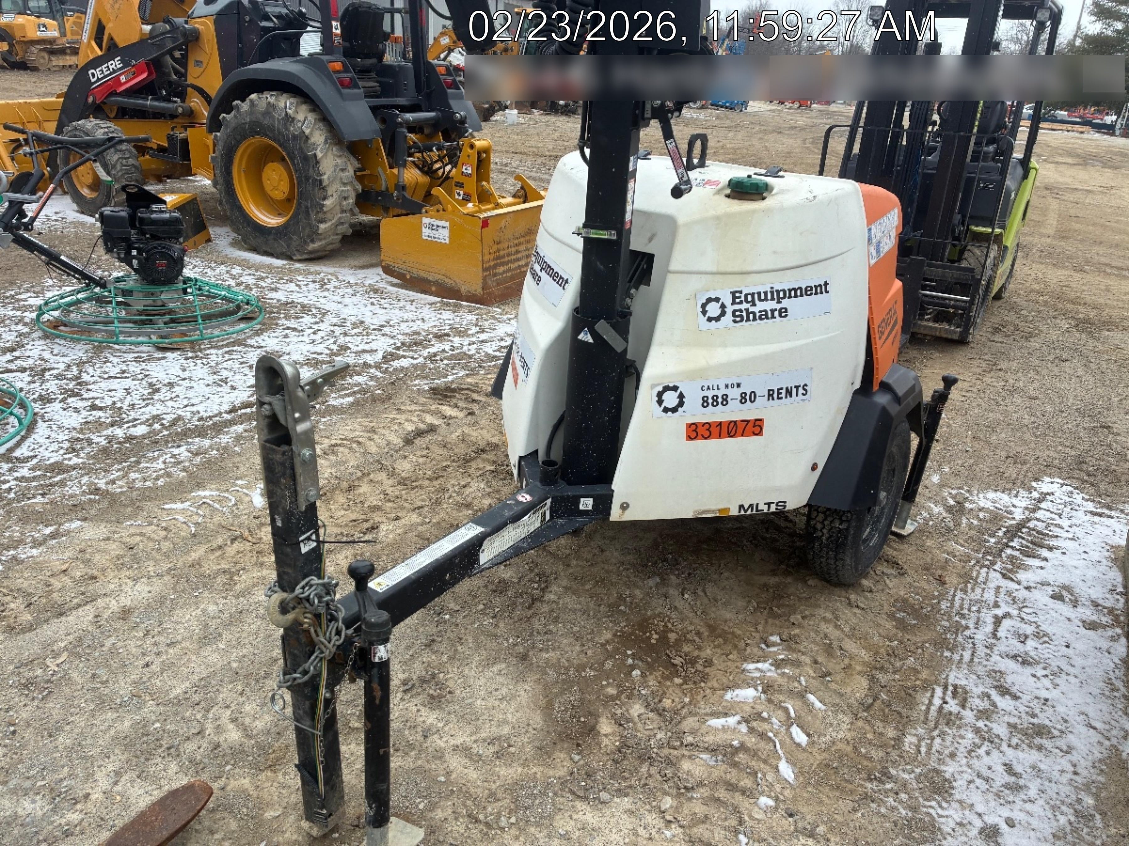 2023 Generac MLT2 Diesel, Flex Switch 120V Input, Powerzone Controller, (4) 320W LED Lights, 4kW Generator, 39.9 Gal Fuel Tank, 2" Ball, T3