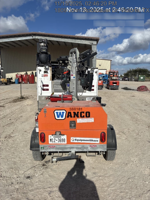 2024 Wanco WLTT-4MM4K Diesel, Deep Sea Controller, Shore Power Plug, Auto Start, (4) 350W LED Floodlights, 4kW Generator, 60 Gal Fuel Tank, 2" Ball, T3