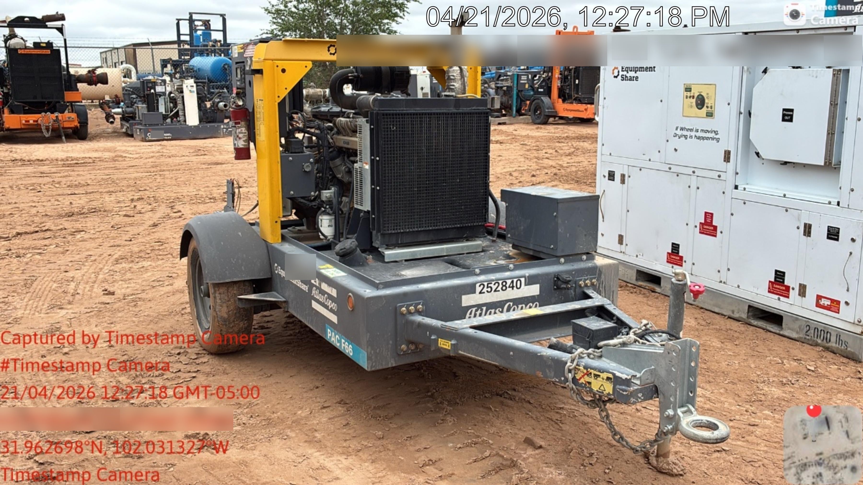 2022 ATLAS COPCO PAC F66 KD