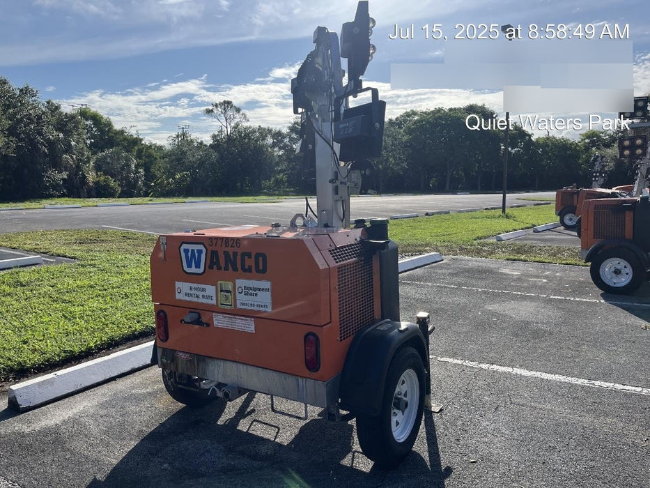 2023 Wanco WLTT-4MM4K Diesel, Deep Sea Controller, Shore Power Plug, Auto Start, (4) 350W LED Floodlights, 4kW Generator, 60 Gal Fuel Tank, 2" Ball, T3