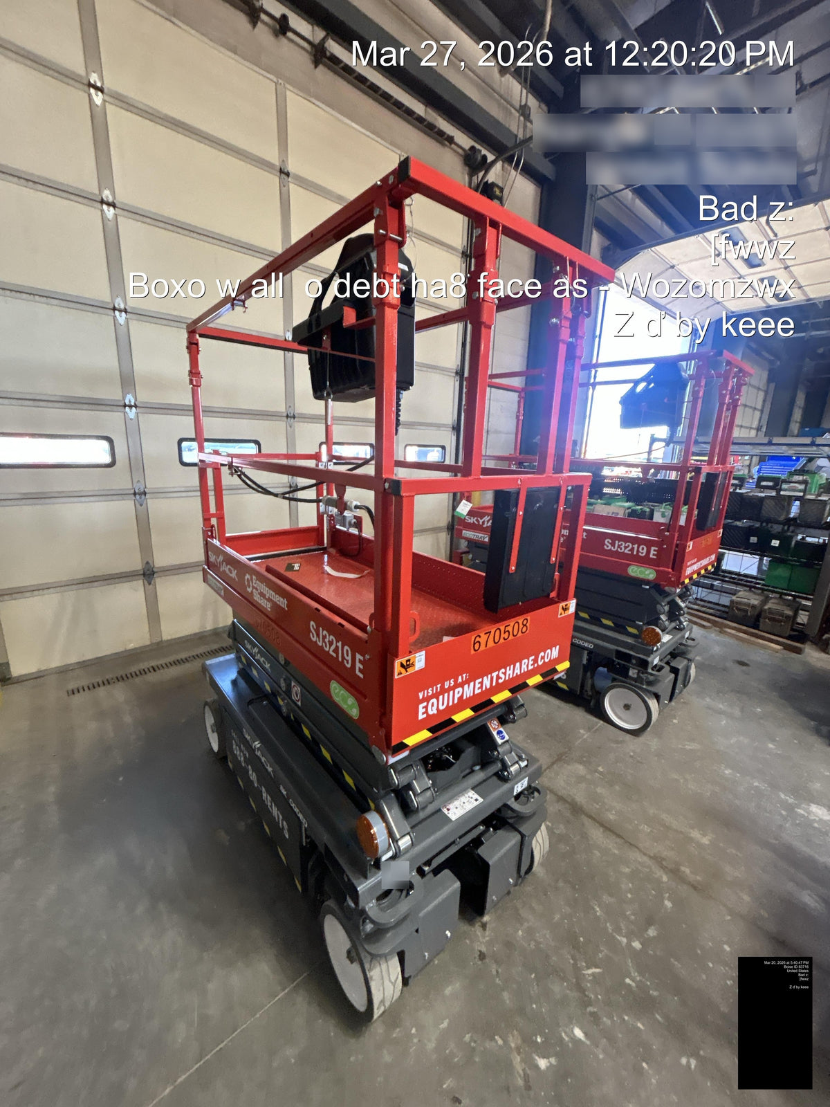 2026 SKYJACK SJ3219
