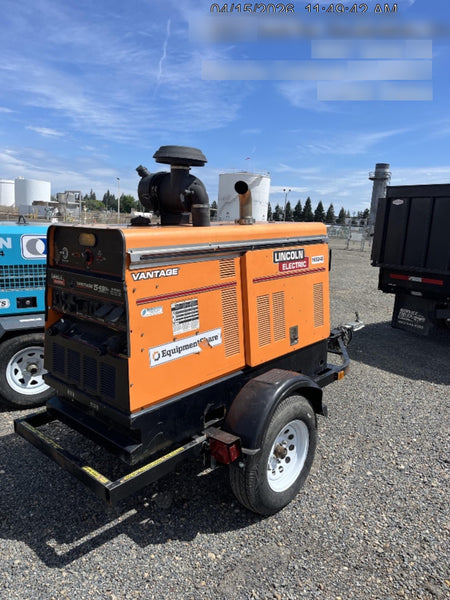 2021 Lincoln Electric Vantage 549X Ready Pak 3, ORANGE (includes trailer, cable rack, fender light kit)