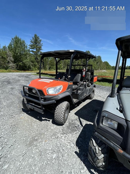 2021 Kubota RTV-X1140W-H Plastic Canopy, Windshield Acrylic Clear, LED Strobe Light, Wire Harness Kit, Back up Alarm