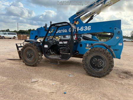 2017 Genie GTH-636 Genie GTH636, Solid RT Tires, T4F, worklights (LED, rear), Open ROPS