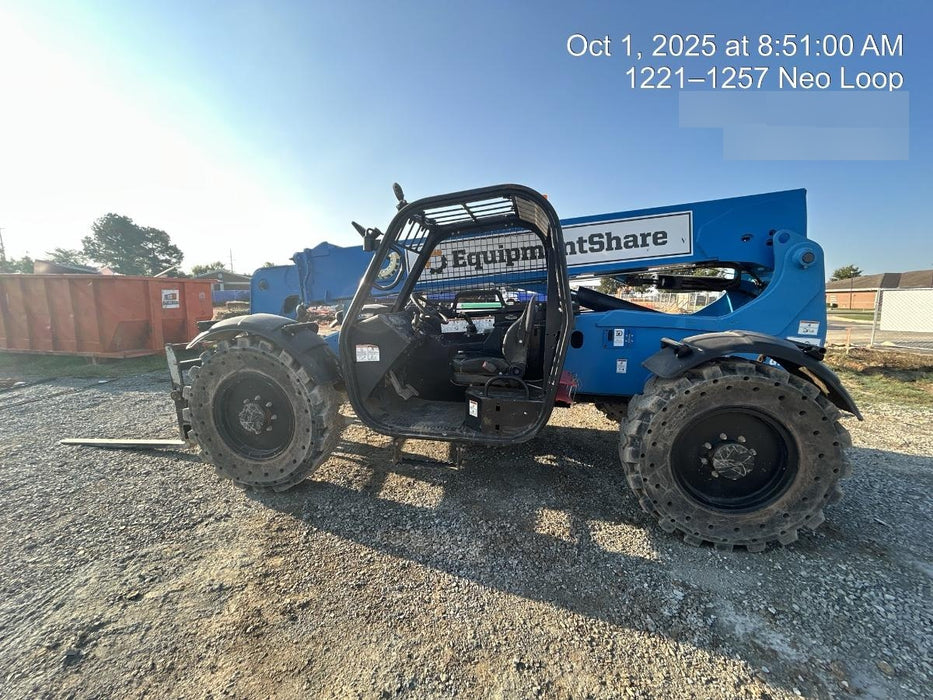 2019 Genie GTH-636 Canopy, Solid RT Tires, LED Work Lights, Beacon 60" QA Carriage, 48" Forks