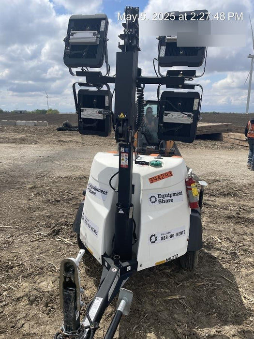 2024 Generac MLT2 Diesel, Flex Switch 120V Input, Powerzone Controller, 
(4) 320W LED Lights, 4kW Generator, 39.9 Gal Fuel Tank, 2" Ball, T3