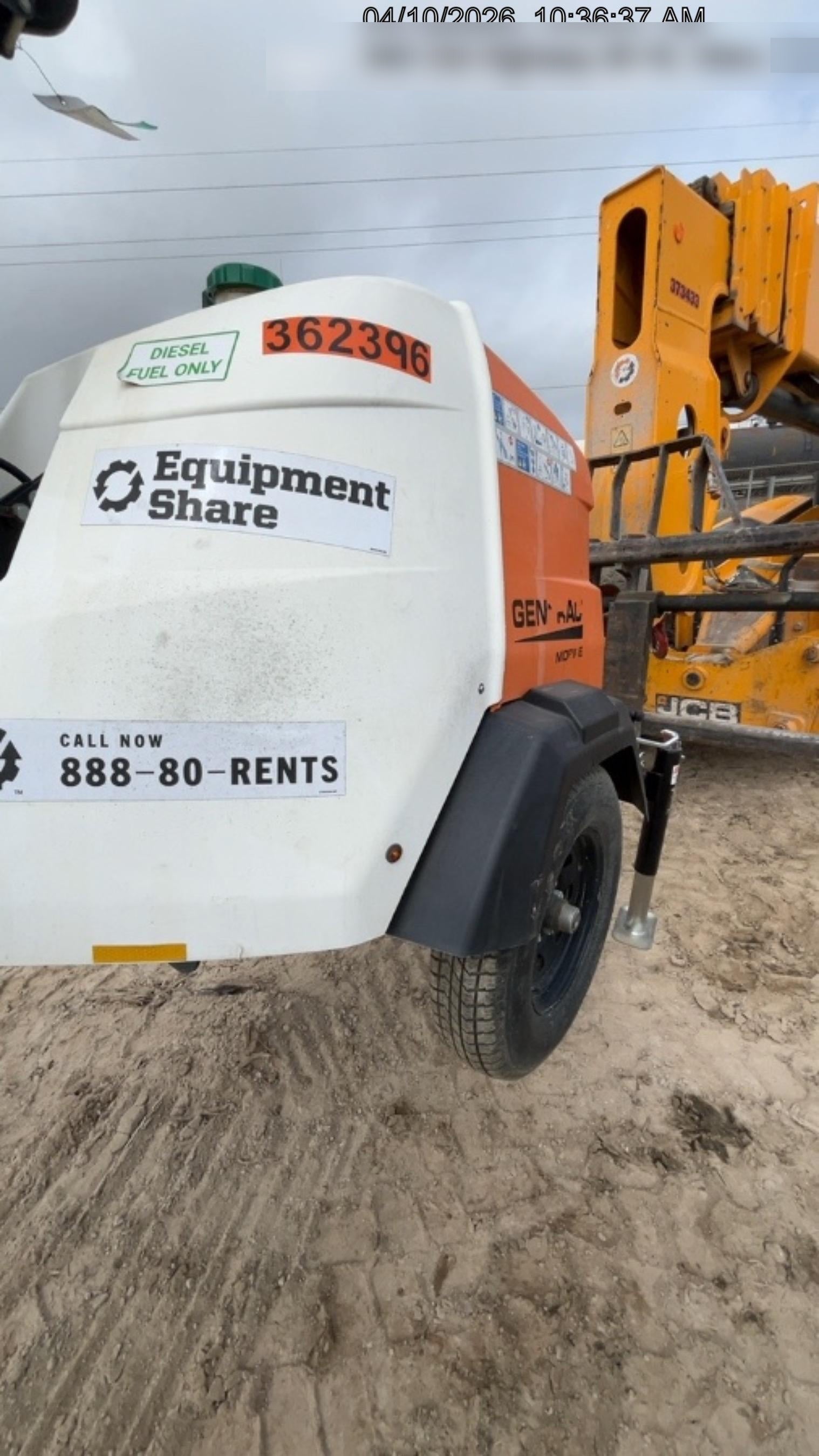 2023 Generac MLT2 Diesel, Flex Switch 120V Input, Powerzone Controller, 
(4) 320W LED Lights, 4kW Generator, 39.9 Gal Fuel Tank, 2" Ball, T3