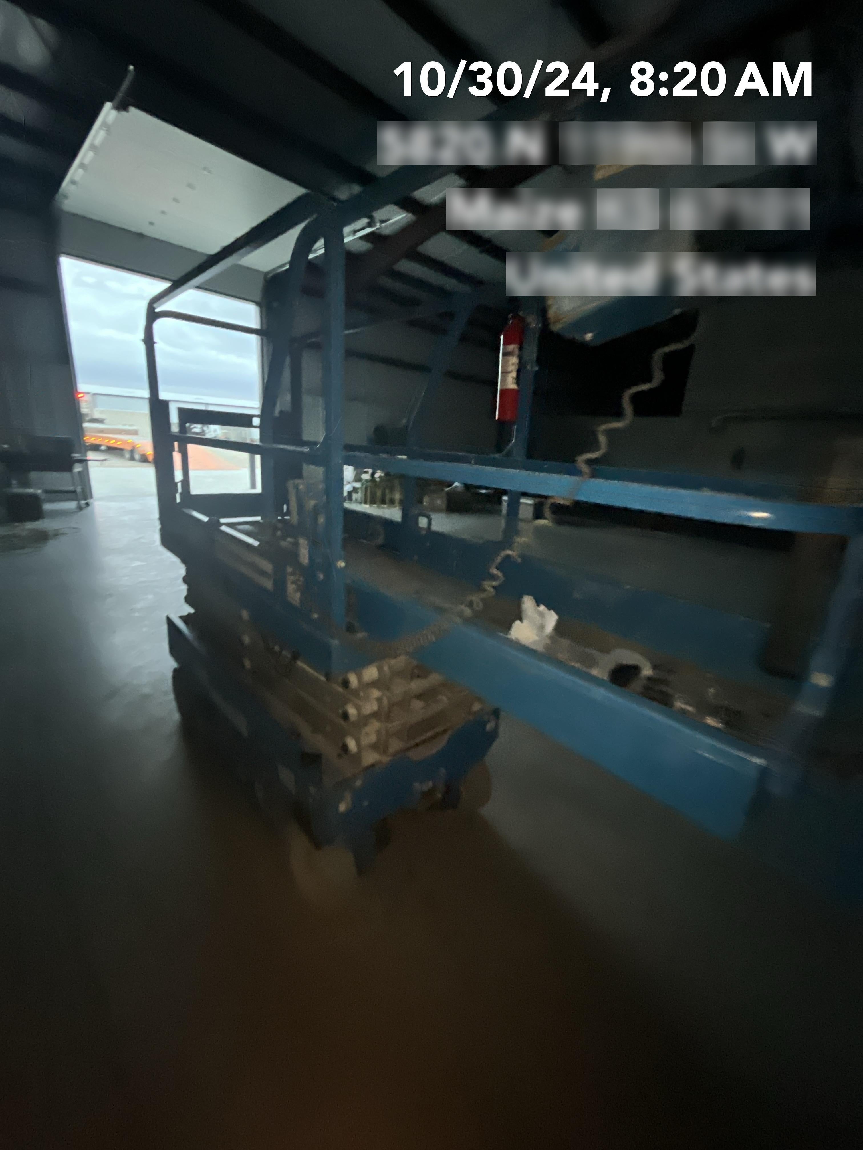 2020 Genie GS-1930 Solid Non Marking Tires, Beacon, Folding rails with half height swing gate