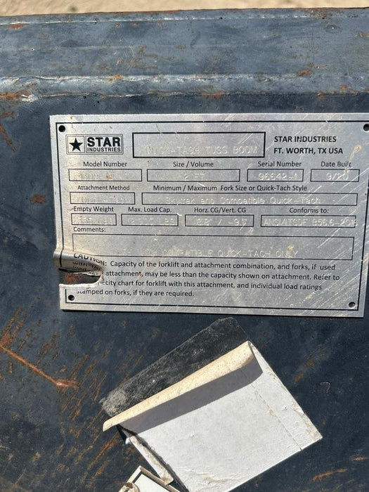 2020 STAR INDUSTRIES 1302-12K-TK