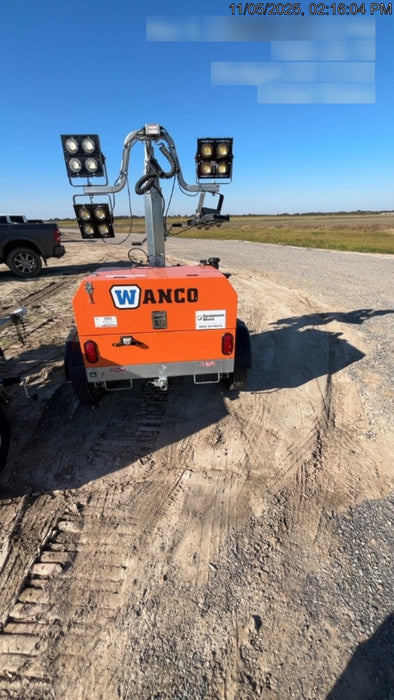 2024 Wanco WLTT-4MM4K Diesel, Deep Sea Controller, Shore Power Plug, Auto Start, (4) 350W LED Floodlights, 4kW Generator, 60 Gal Fuel Tank, 2" Ball, T3