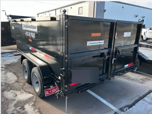 2024 TEXAS PRIDE TRAILERS 14'L x 7'W 5 Cu Yd Trunnion Hydraulic Dump