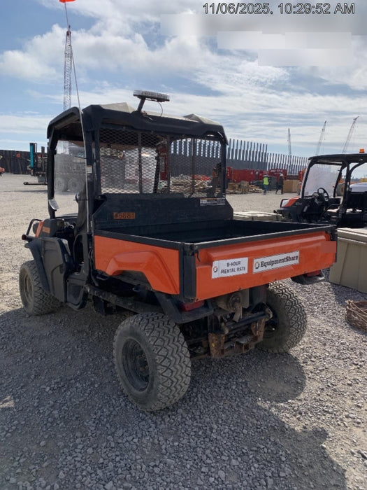 2019 Kubota RTV-XG850WL-H 4wd Utility Cart, Gas, 2 Seat, LED Strobe, Windshield Tempered Glass, Plastic Canopy, Wire Harness Kit, Backup Alarm