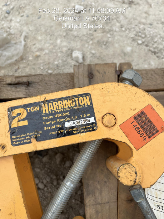 2021 HARRINGTON UBC020