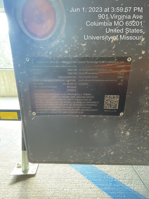 2022 ATLAS COPCO XAS188 CWK