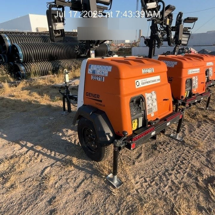 2023 Generac MLT2 Diesel, Flex Switch 120V Input, Powerzone Controller, (4) 320W LED Lights, 4kW Generator, 39.9 Gal Fuel Tank, 2" Ball, T3