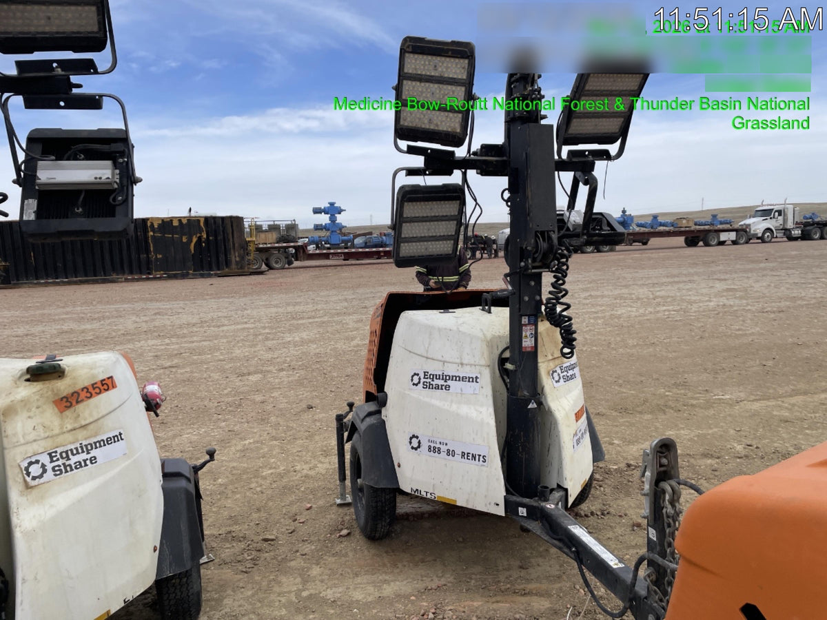 2023 Generac MLT2 Diesel, Flex Switch 120V Input, Powerzone Controller, 
(4) 320W LED Lights, 4kW Generator, 39.9 Gal Fuel Tank, 2" Ball, T3