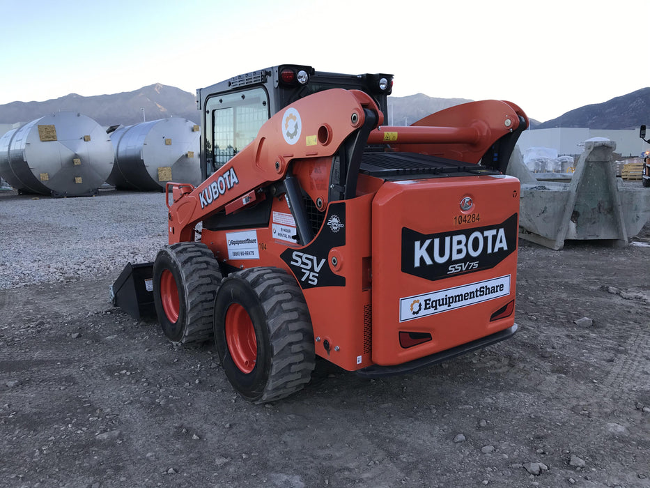 2020 Kubota SSV75PHC Wheeled, Cab/Heat/Air, Hydraulic Quick Coupler
