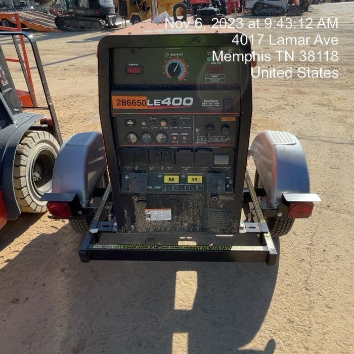 2022 Lincoln Electric LE400 Kubota V1505, Trlr, Cable Rack, Light Kit, ES Decals, T3