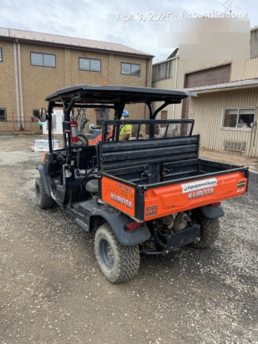 2020 Kubota RTV-X1140W-H 4WD utility cart -LED strobe -Windshield tempered glass -Plastic canopy -Wire harness kit -Backup alarm