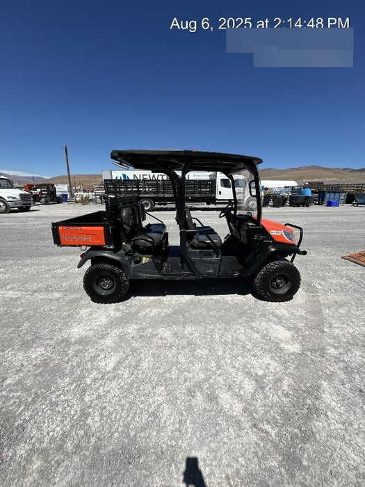 2022 Kubota RTV-X1140W-H Plastic Canopy, Windshield Acrylic Clear, LED Strobe Light, Wire Harness Kit, Back up Alarm