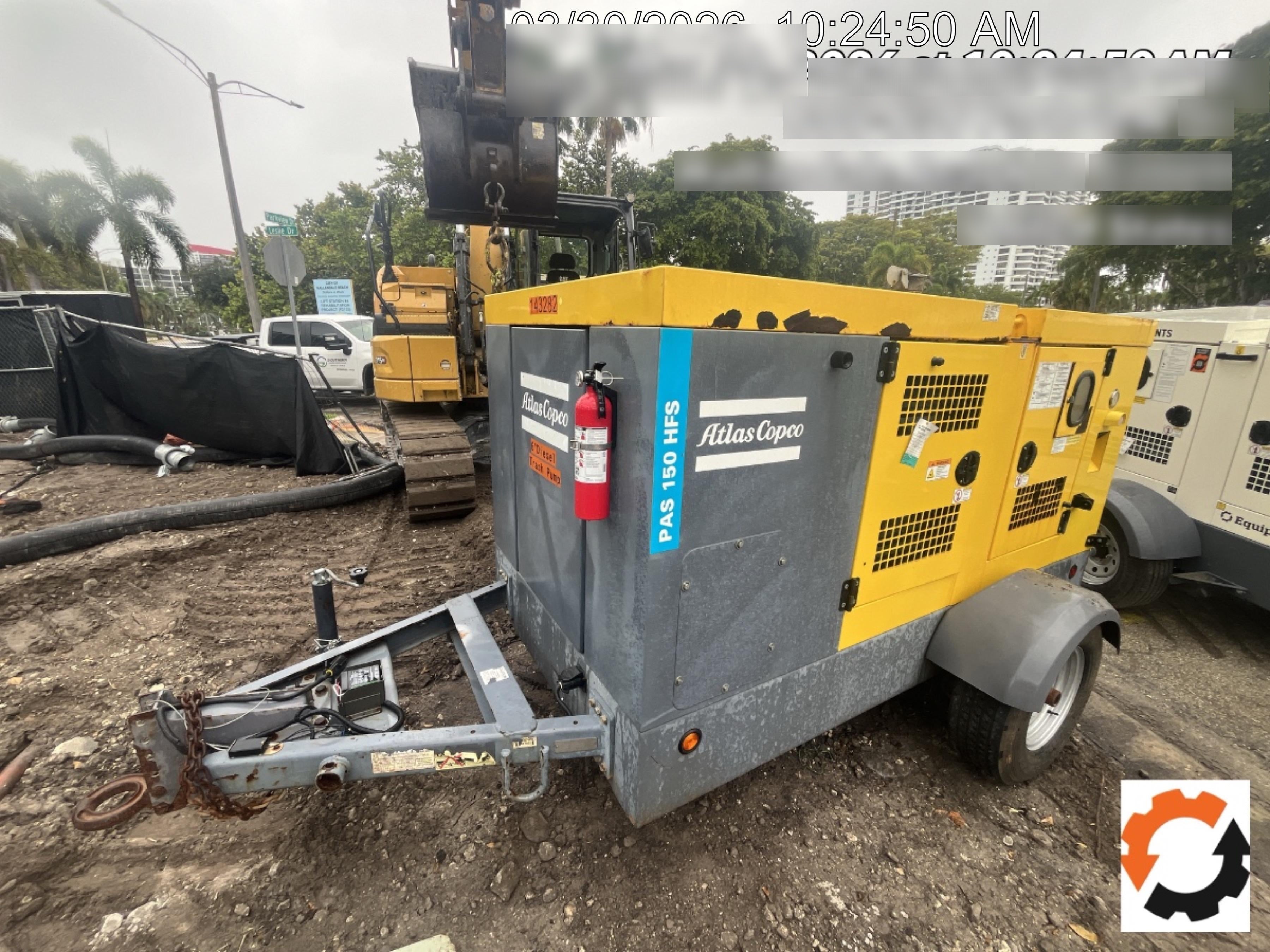 2021 ATLAS COPCO PAS 150 HF CS Enclosed