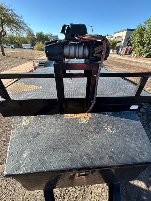 2025 TEXAS PRIDE TRAILERS 21' Lowboy Gravity Tilt Bed 14K Bumper Pull Trailer