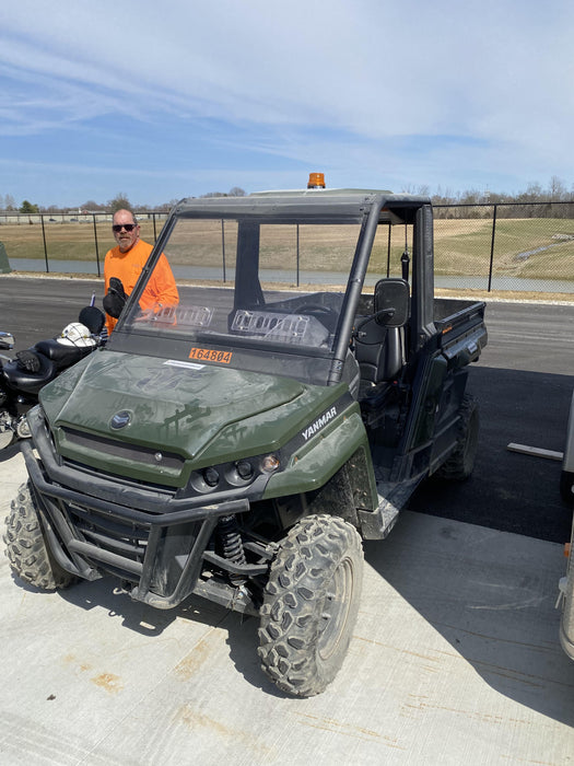 2021 Yanmar YU1000 Canopy, Steel Wheel, Poly WindShield, Beacon, Backup Alarm