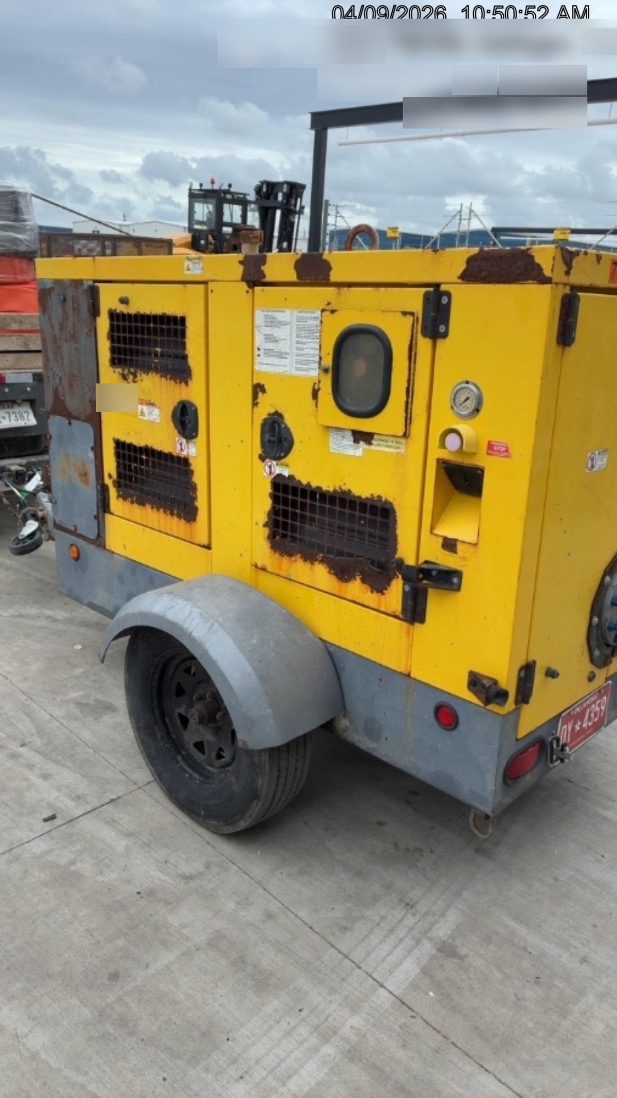 2020 ATLAS COPCO PAS 100 HF CS Enclosed
