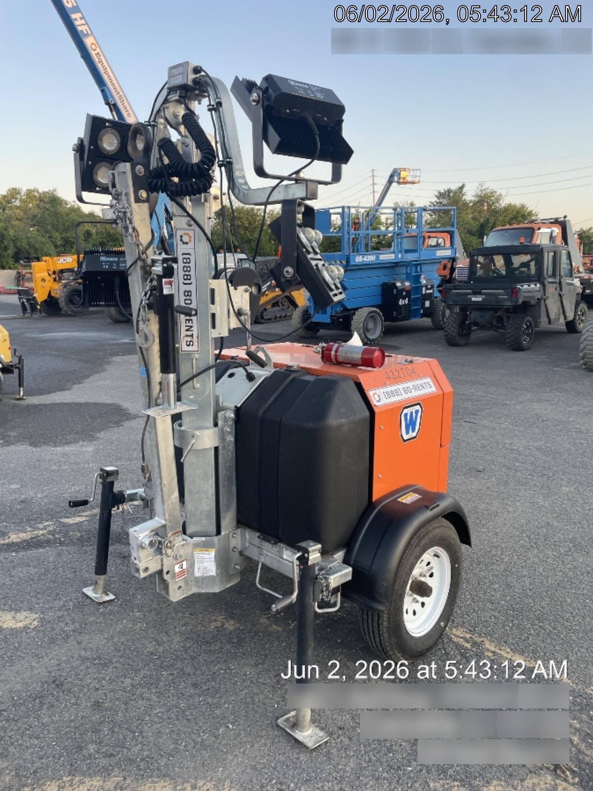 2024 Wanco WLTT-4MM4K Diesel, Deep Sea Controller, Shore Power Plug, Auto Start, (4) 350W LED Floodlights, 4kW Generator, 60 Gal Fuel Tank, 2" Ball, T3