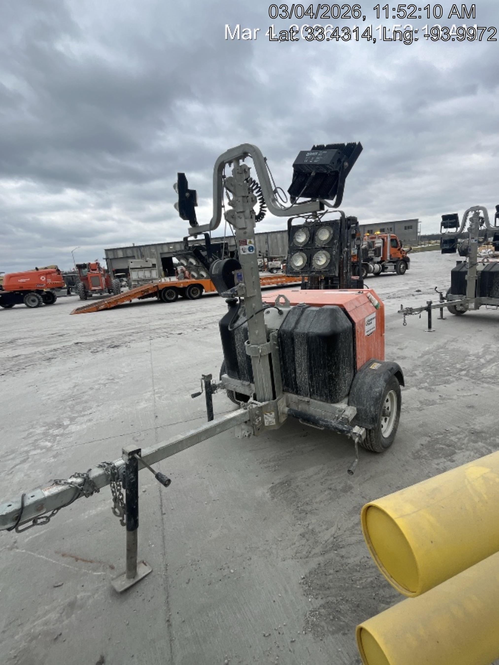 2024 Wanco WLTT-4MM4K Diesel, Deep Sea Controller, Shore Power Plug, Auto Start, (4) 350W LED Floodlights, 4kW Generator, 60 Gal Fuel Tank, 2" Ball, T3