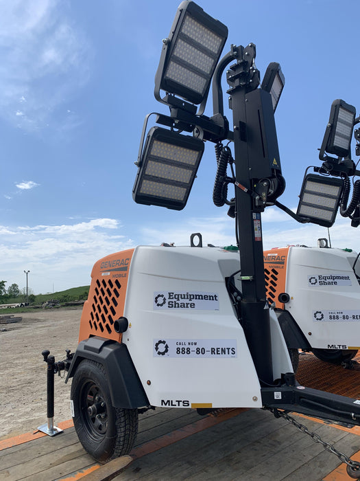 2024 Generac MLT2 Diesel, Flex Switch 120V Input, Powerzone Controller, 
(4) 320W LED Lights, 4kW Generator, 39.9 Gal Fuel Tank, 2" Ball, T3