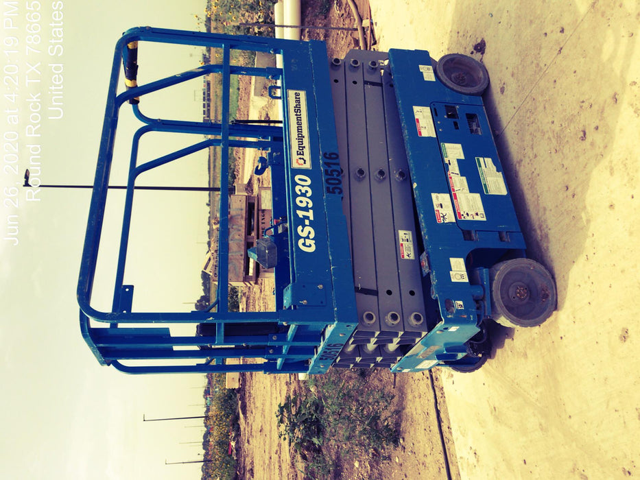 2019 Genie GS-1930 Fixed Rails with Chain Entry