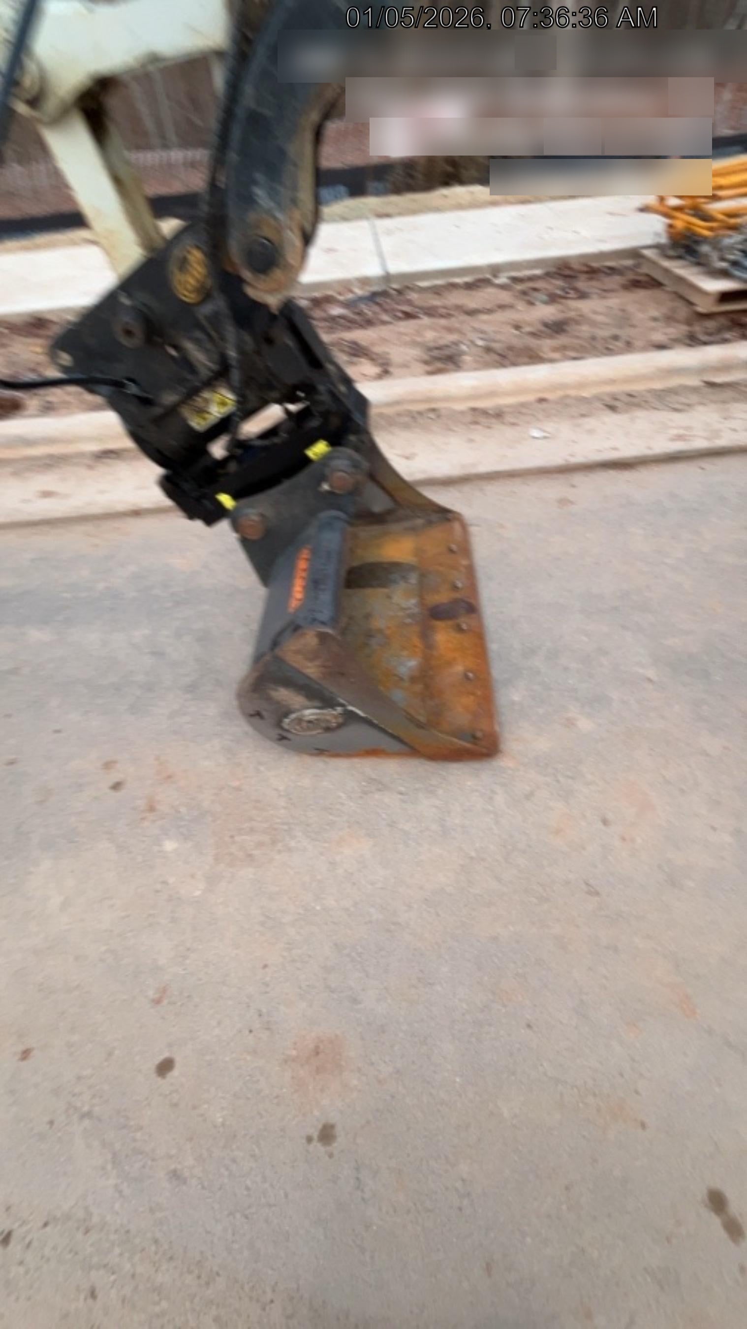2023 GEITH 48" Grading Swivel Bucket