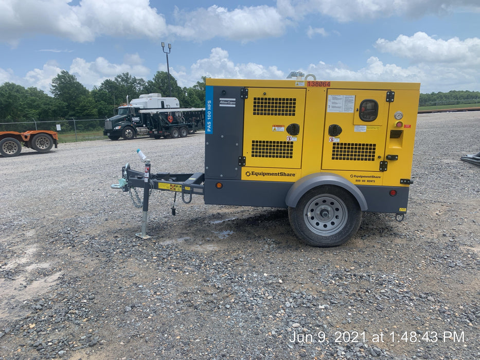2021 ATLAS COPCO PAS 100 HF CS Enclosed