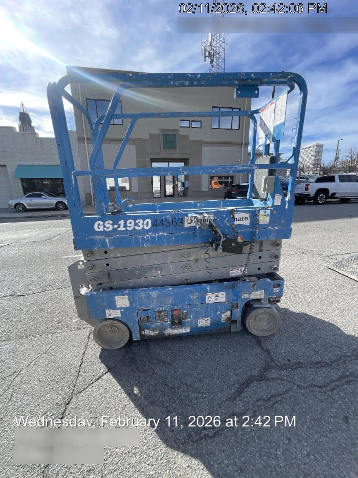 2019 Genie GS-1930 Fixed rails with chain Entry