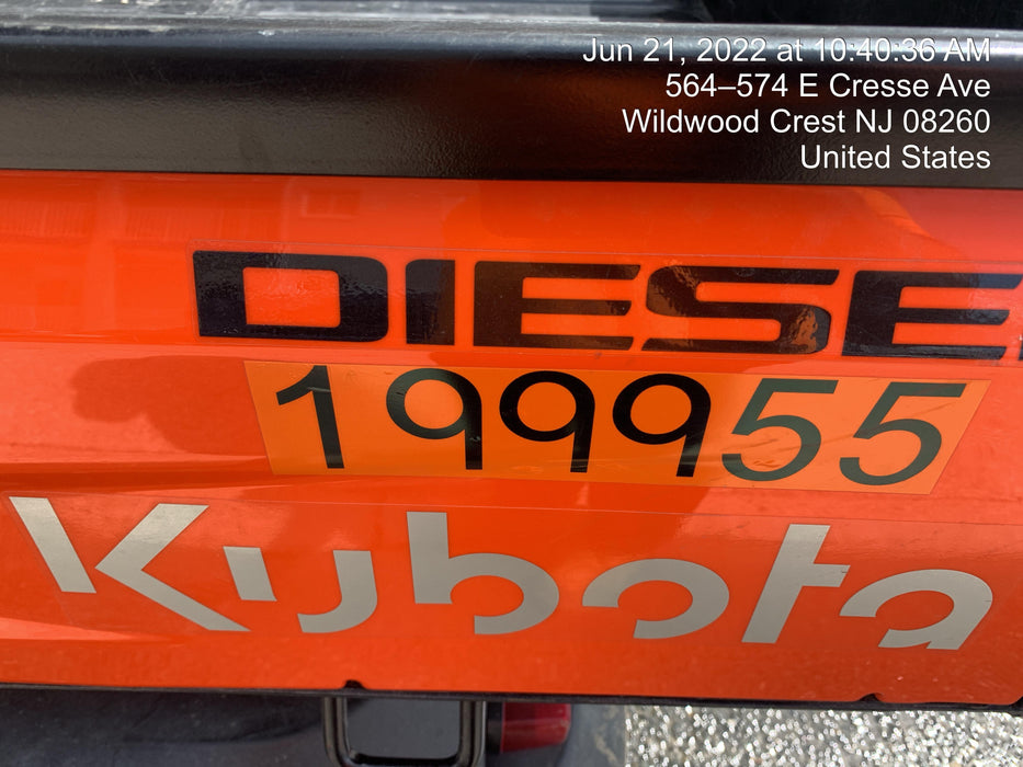 2022 Kubota RTV-X1140W-H Plastic Canopy, Windshield Acrylic Clear, LED Strobe Light, Wire Harness Kit, Back up Alarm