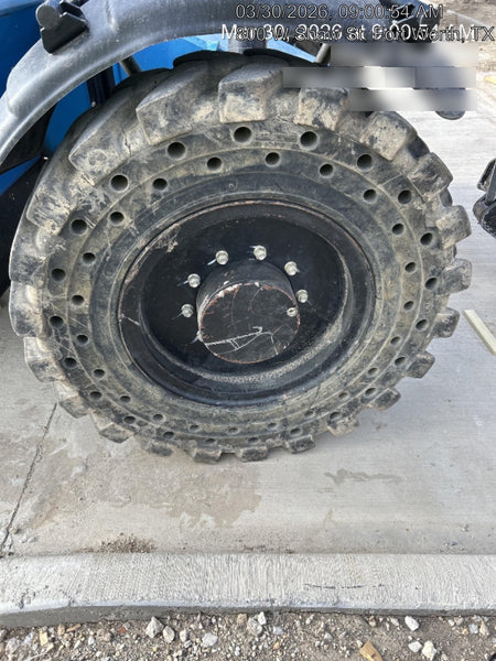 2018 Genie GTH-844 Genie GTH-844D w/Open ROPS, Solid Tires, Work Light/Beacon, 60" Carriage and Forks