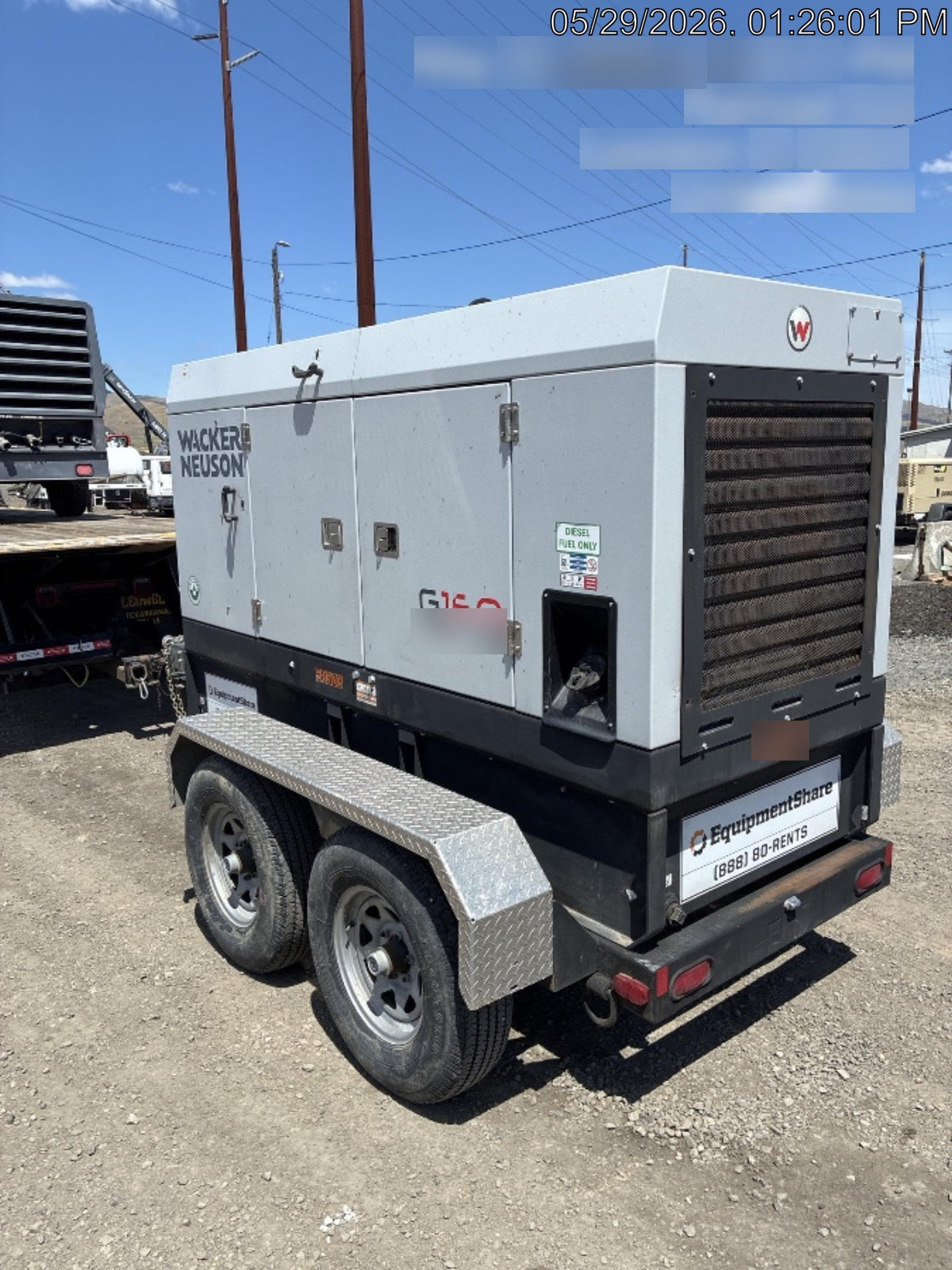 2019 WACKER NEUSON G150