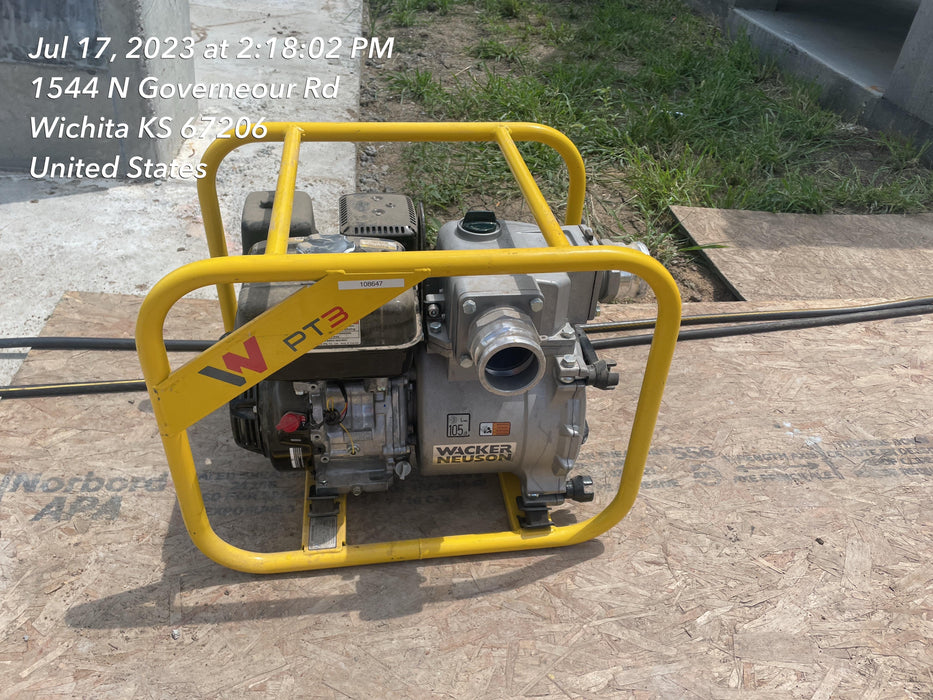 2020 WACKER NEUSON PT3A