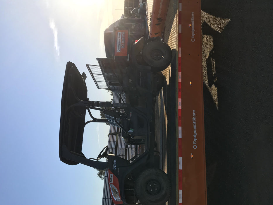 2019 Kubota RTV-X1140W-H 4wd Utility Cart, LED Strobe, Windshield Tempered Glass, Plastic Canopy, Wire Harness Kit, Backup Alarm