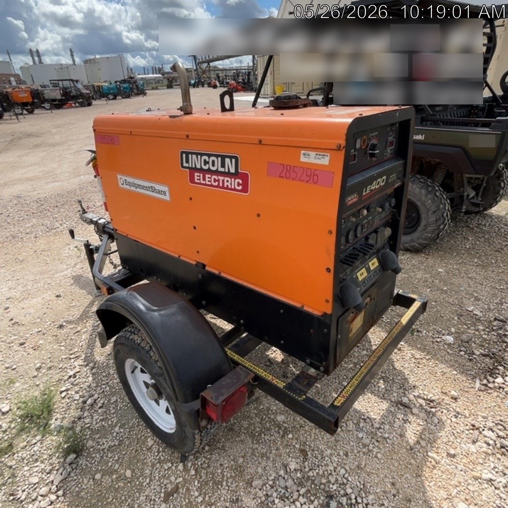 2022 Lincoln Electric LE400 Kubota V1505, Trlr, Cable Rack, Light Kit, ES Decals, T3