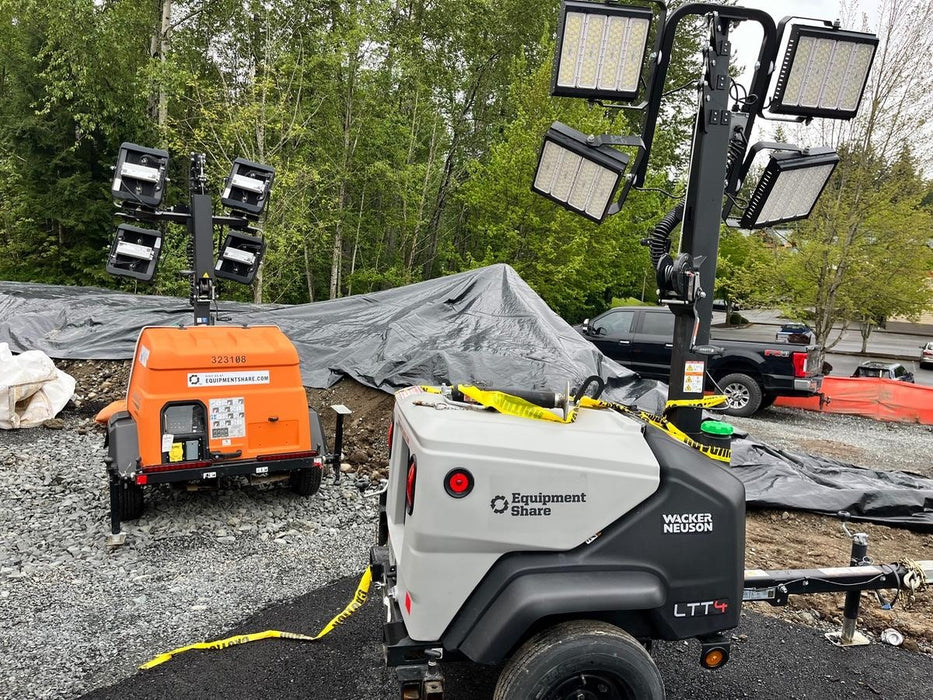 2024 Wacker Neuson LTT4 Diesel, Kohler KDW702, Deep Sea Controller, Auto Start, LED 320W, Bypass Outlet, T3