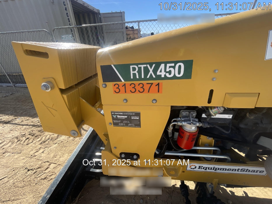 2023 VERMEER RTX450