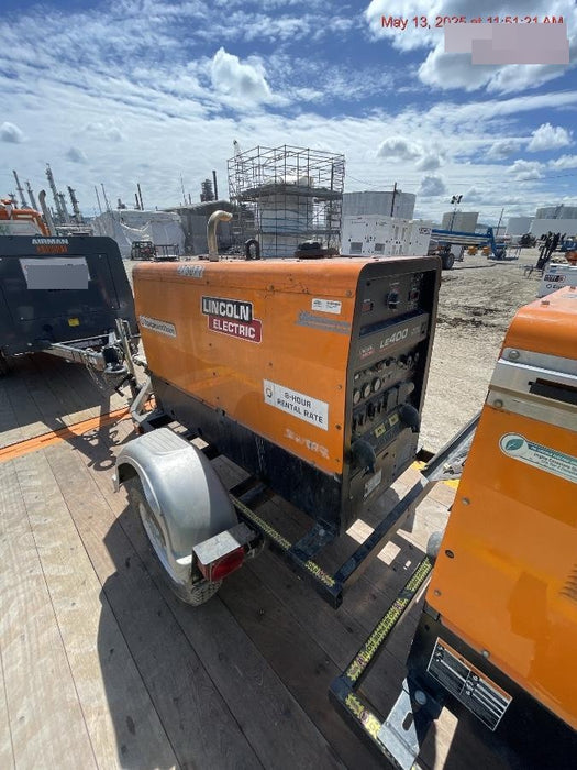 2022 Lincoln Electric LE400 Kubota V1505, Trlr, Cable Rack, Light Kit, ES Decals, T3