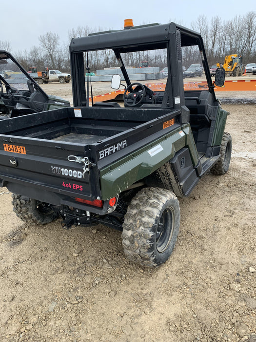 2021 Yanmar YU1000 Canopy, Steel Wheel, Poly WindShield, Beacon, Backup Alarm