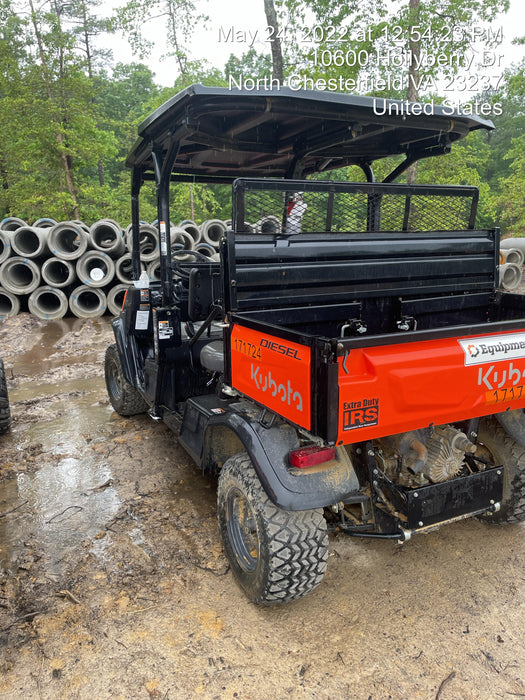 2021 Kubota RTV-X1140W-H Plastic Canopy, Windshield Acrylic Clear, LED Strobe Light, Wire Harness Kit, Back up Alarm