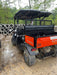 2021 Kubota RTV-X1140W-H Plastic Canopy, Windshield Acrylic Clear, LED Strobe Light, Wire Harness Kit, Back up Alarm
